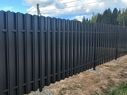 Установка забора